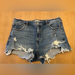 Abercrombie & Fitch High Rise Mom Shorts Size 33